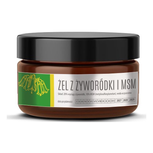 ZOKE Żel z żyworódki i MSM 50 ml ZOKE Żel z żyworódki i MSM 50 ml