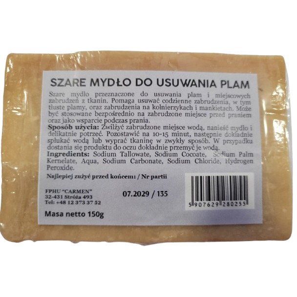 Carmen Szare Mydło Do Szybkiego Usuwania Plam 150G