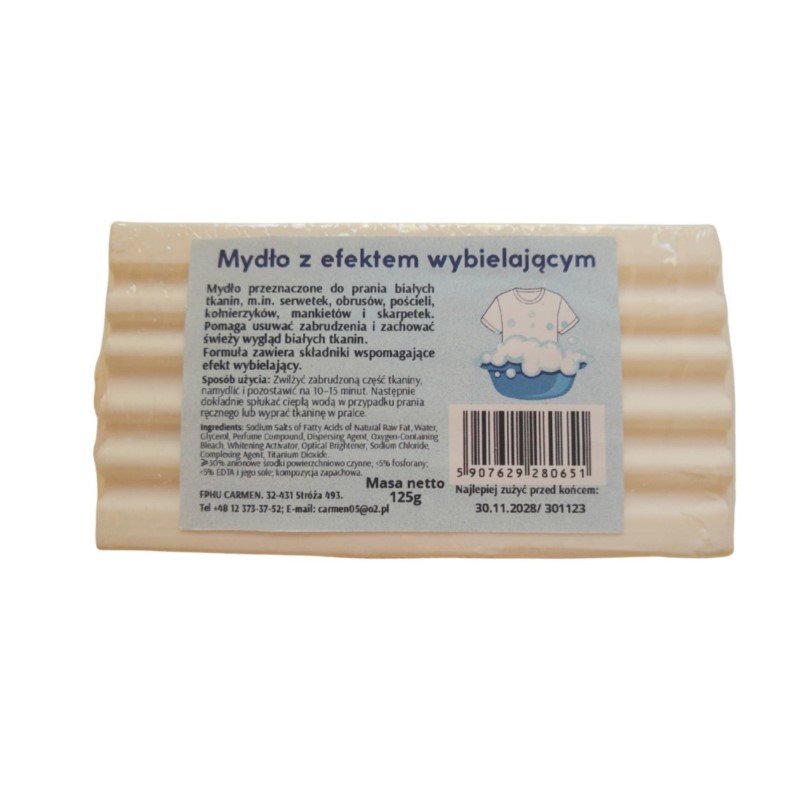 Carmen Mydło z efektem wybielającym 125 g Carmen Mydło z efektem wybielającym 125 g