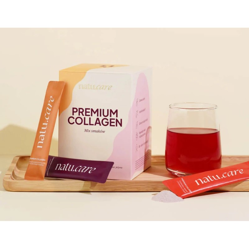 Natu Care Kolagen Premium 5000 mg mix 3 smaków Natu Care Kolagen Premium 5000 mg mix 3 smaków