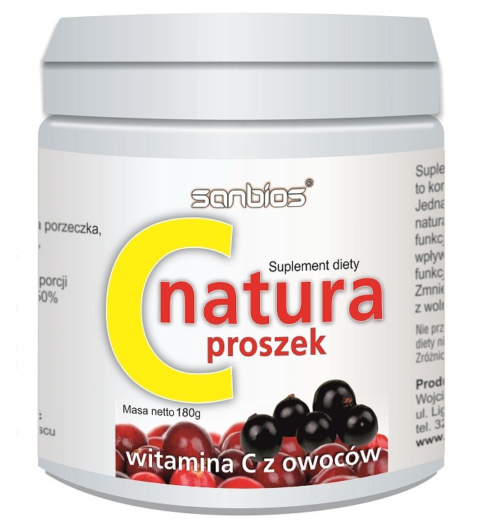 Sanbios C Natura proszek 180 g Sanbios C Natura proszek 180 g