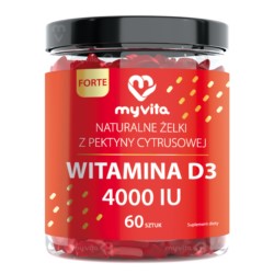 Myvita Żelki Naturalne Witamina D 4000 60 szt.