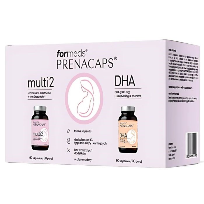 Formeds Prenacaps Zestaw Multi 2  DHA 2x60
