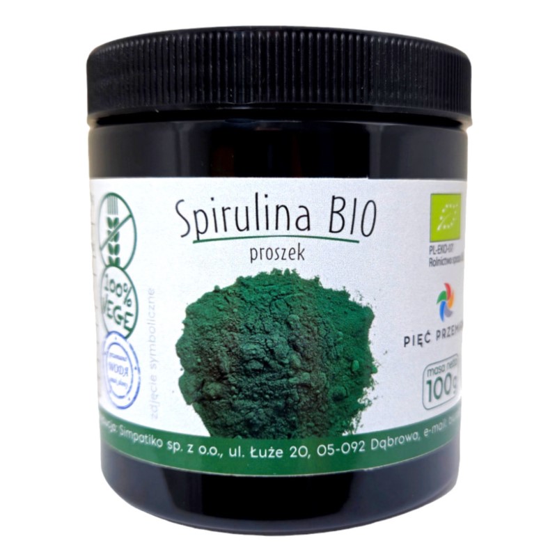 Pięć Przemian Spirulina Bio proszek 100 g Pięć Przemian Spirulina Bio proszek 100 g