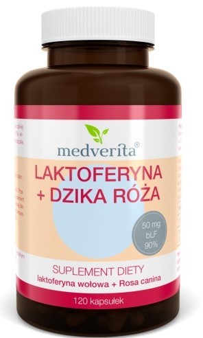 Medverita Laktoferyna Dzika róża 120 K Medverita Laktoferyna Dzika róża 120 K