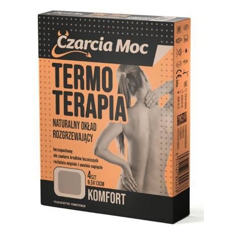 Czarcia Moc Termo terapia Okład rozgrzewający 4szt Czarcia Moc Termo terapia Okład rozgrzewający 4szt