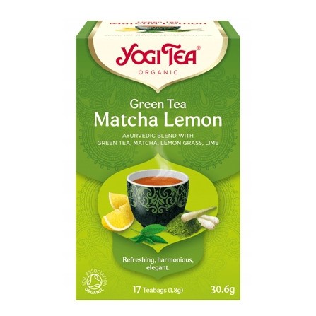 Yogi Tea Herbata Green Tea Matcha Lemon BIO Yogi Tea Herbata Green Tea Matcha Lemon BIO