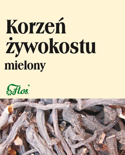 Flos Żywokost Korzen Mielony 100G