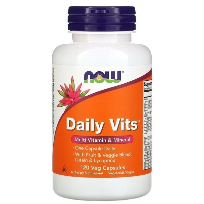 Now Foods Daily Vits 120 k witaminy minerały Now Foods Daily Vits 120 k witaminy minerały