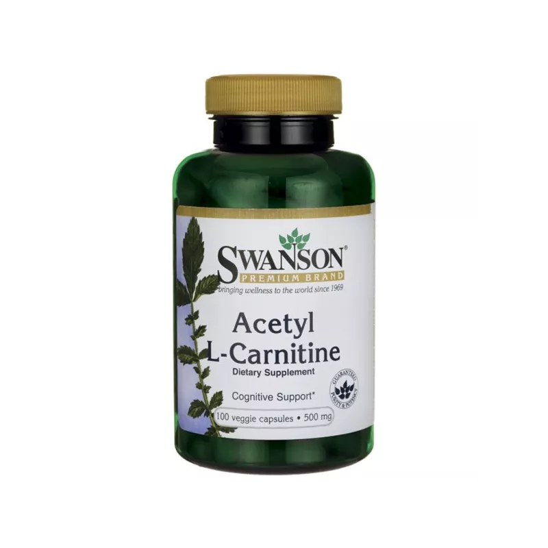 SWANSON ALC ACETYL L-KARNITYNY 500MG 100KAPS.