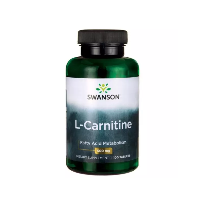 SWANSON L-KARNITYNA 500MG/100TABS. SWANSON L-KARNITYNA 500MG/100TABS.