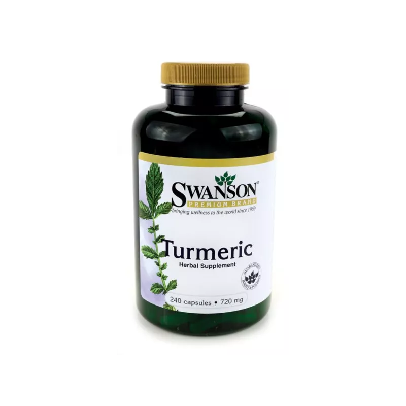 SWANSON TURMERIC (KURKUMA) 720mg 240 kaps.