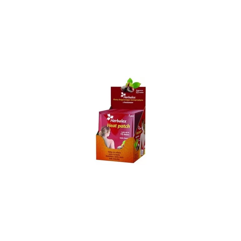 HERBAMEDICUS PLASTRY ROZGRZEW.KASZTAN 1 SZT HERBAMEDICUS PLASTRY ROZGRZEW.KASZTAN 1 SZT