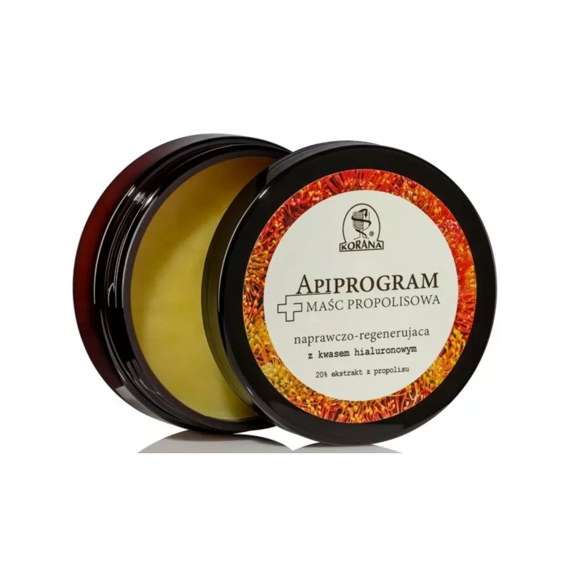KORANA APIPROGRAM MAŚĆ PROPOLISOWA 50G KORANA APIPROGRAM MAŚĆ PROPOLISOWA 50G