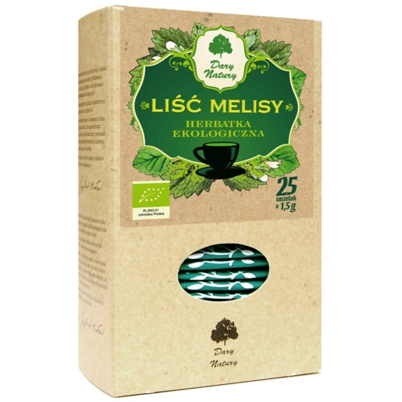 DARY NATURY MELISA LIŚĆ 25X1,5 G EKO NOWA DARY NATURY MELISA LIŚĆ 25X1,5 G EKO NOWA