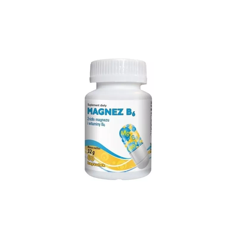 GORVITA MAGNEZ B6 60 KAPSUŁEK GORVITA MAGNEZ B6 60 KAPSUŁEK