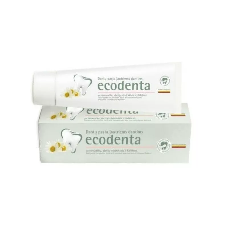 ECODENTA PASTA DO WRAŻLIWYCH ZĘBÓW 100ML ECODENTA PASTA DO WRAŻLIWYCH ZĘBÓW 100ML