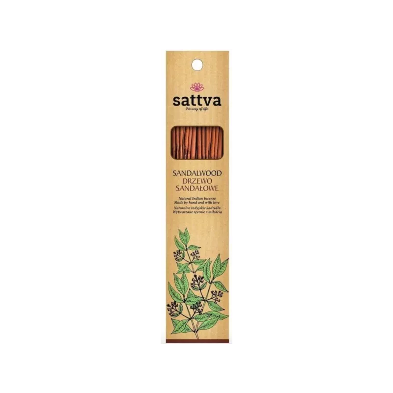 SATTVA NATURALNE KADZIDŁA DRZEWO SANDAŁOWE 30G