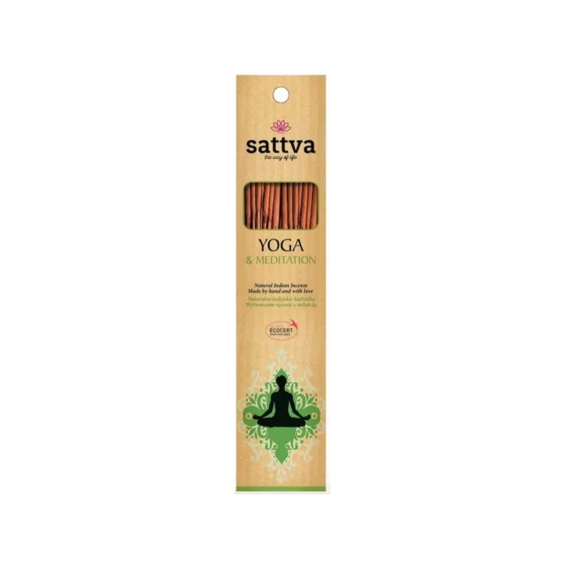 SATTVA NATURALNE KADZIDŁA YOGA & MEDITATION 30G SATTVA NATURALNE KADZIDŁA YOGA & MEDITATION 30G
