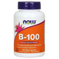 NOW FOODS B-100 KOMPLEKS WITAMIN B 100 K. WEGET.