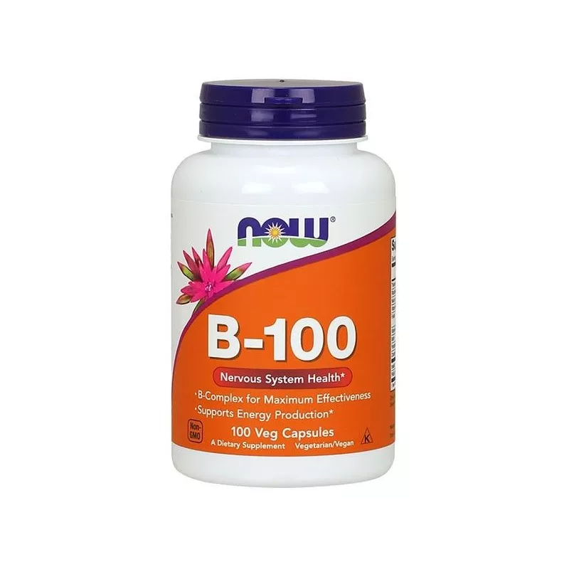 NOW FOODS B-100 KOMPLEKS WITAMIN B 100 K. WEGET.