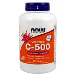 NOW FOODS WITAMINA C 500 100 TAB NOW FOODS WITAMINA C 500 100 TAB