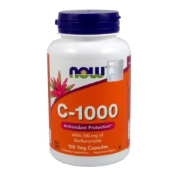 NOW FOODS WITAMINA C-1000, 100 KAPS.