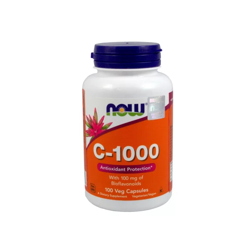 NOW FOODS WITAMINA C-1000, 100 KAPS.