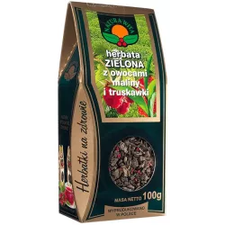 NATURA WITA HERBATA ZIELONA Z MALINA I TRUS 100G