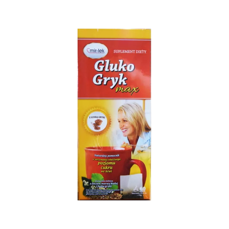 MIRLEK GLUKO GRYK MAX 60 SASZ. MIRLEK GLUKO GRYK MAX 60 SASZ.