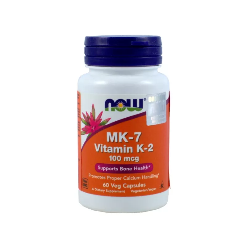 NOW FOODS WITAMINA MK-7  K-2 100MG/60 KAPS.