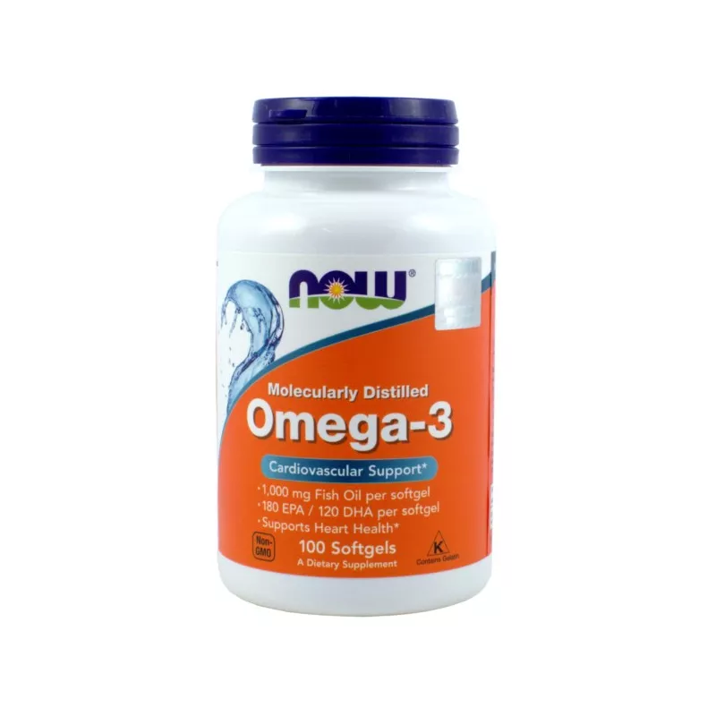 NOW FOODS OMEGA-3 1000MG 100 KAPSUŁEK NOW FOODS OMEGA-3 1000MG 100 KAPSUŁEK