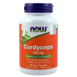 NOW FOODS CORDYCEPS 750MG/90 KAPS. NOW FOODS CORDYCEPS 750MG/90 KAPS.