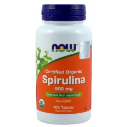 NOW FOODS SPIRULINA 500 MG 100 TAB