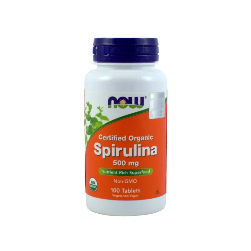 NOW FOODS SPIRULINA 500  MG 100 TAB