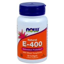 NOW FOODS WITAMINA E-400 50 TABL.