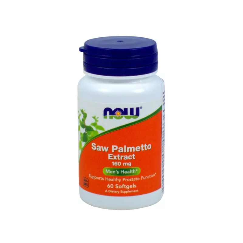 NOW FOODS SAW PALMETTO EXTRACT 160MG 60 ŻEL NOW FOODS SAW PALMETTO EXTRACT 160MG 60 ŻEL
