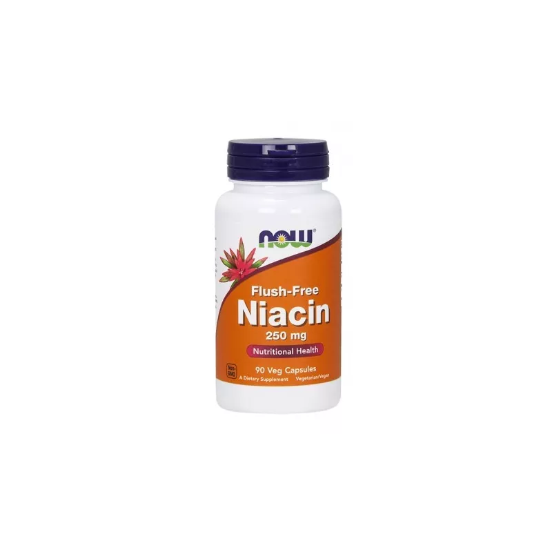 NOW FOODS NIACYNA FLUSH FREE 250MG 90 KAP