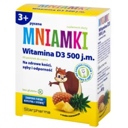 STARPHARMA WITAMINA D3 MNIAMKI DO SSANIA 60 PAS