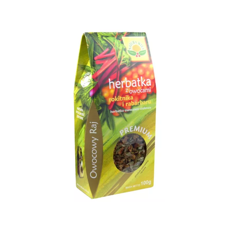 NATURA WITA HERBATA OWO ROKITNIK I RABARBAR 100G NATURA WITA HERBATA OWO ROKITNIK I RABARBAR 100G