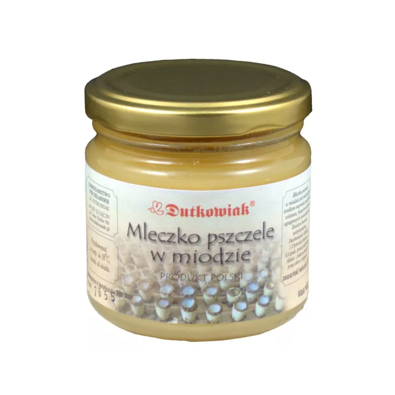 DUTKOWIAK MLECZKO PSZCZELE W MIODZIE 250G