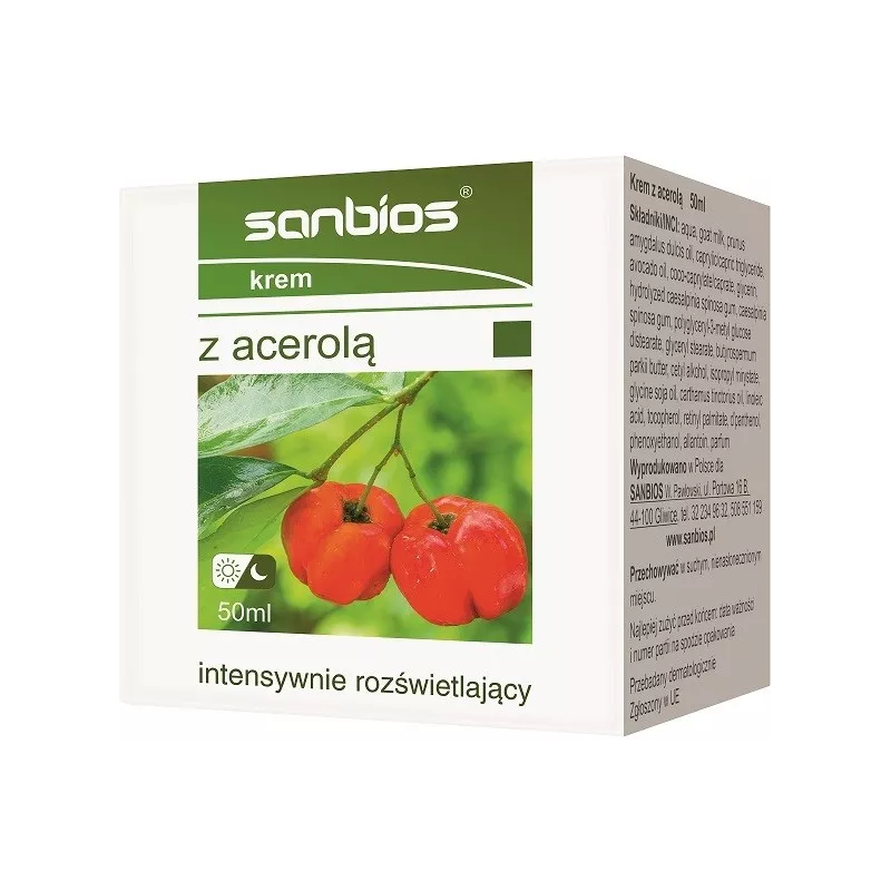 SANBIOS KREM Z ACEROLĄ 50ML SANBIOS KREM Z ACEROLĄ 50ML