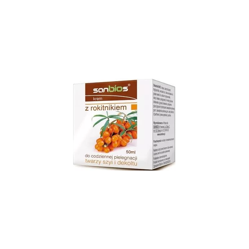 SANBIOS KREM Z ROKITNIKIEM 50ML SANBIOS KREM Z ROKITNIKIEM 50ML