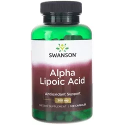 SWANSON ALA KWAS ALFA LIPONOWY 300MG/60 KAPS.