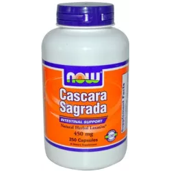 NOW FOODS CASCARA SAGRADA 450MG 250K