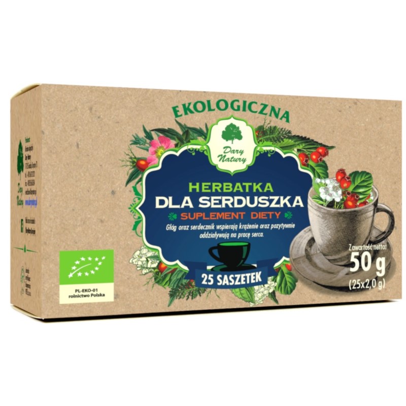 DARY NATURY HERBATKA DLA SERDUSZKA EKO 25X2G
