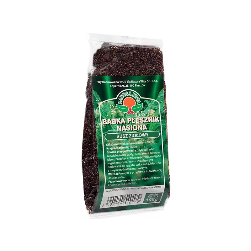 NATURA WITA BABKA PŁESZNIK NASIONA 100G NATURA WITA BABKA PŁESZNIK NASIONA 100G