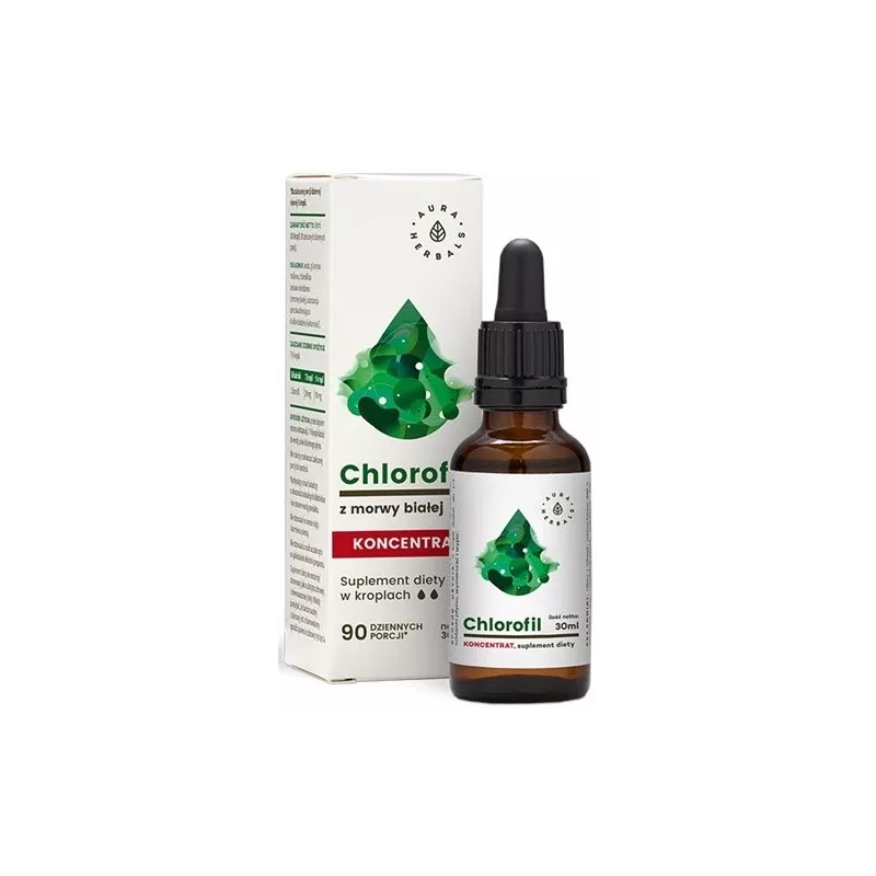 AURA CHLOROFIL Z MORWY BIAŁEJ 30ML AURA CHLOROFIL Z MORWY BIAŁEJ 30ML