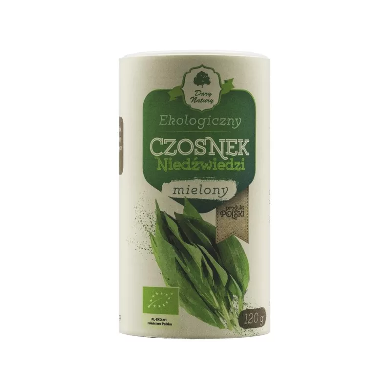 DARY NATURY CZOSNEK NIEDŹWIEDZI MIELONY 120G EKO DARY NATURY CZOSNEK NIEDŹWIEDZI MIELONY 120G EKO