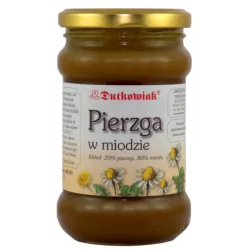 DUTKOWIAK PIERZGA W MIODZIE 400G DUTKOWIAK PIERZGA W MIODZIE 400G